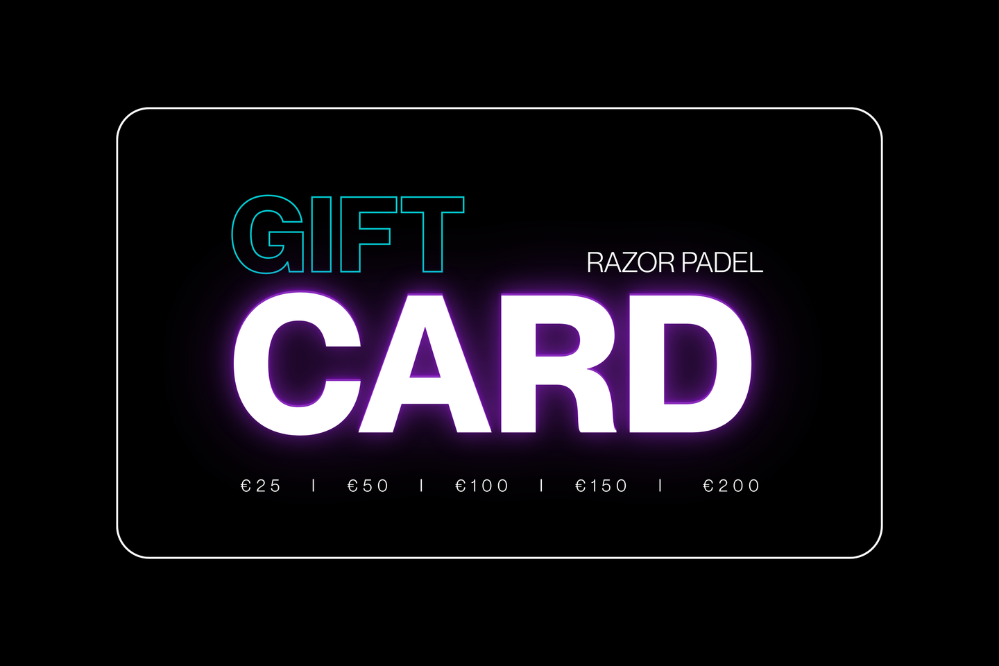 Gift Card Razor Padel
